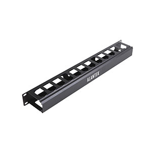 Alantek 1U Cable Management Panel (302-201ACM-1UBL)