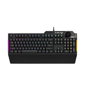 Asus RA04 TUF Gaming K1 RGB keyboard With Dedicated Volume Knob
