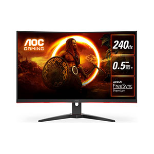 Monitor Gaming AOC 31.5” C32G2ZE Curved Full-HD (192 x1080) 240Hz- (VA, HDMI, DP)-1Yr
