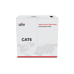 Uniview 305m UTP Cat6 Network Cable, Orange color (CAB-LC3100B-E-IN)