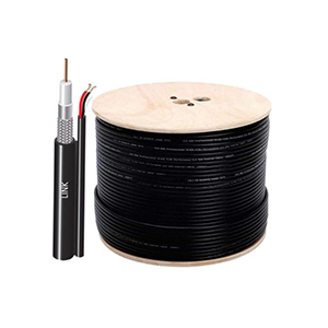 LINK RG 6/U 96% Shield, Black w/Copper Power Wire, 500m/Roll (CB-0109SW+)