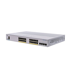 Cisco CBS350 Managed 24-port Gigabit PoE with 4x 1G SFP (CBS350-24P-4G-EU)