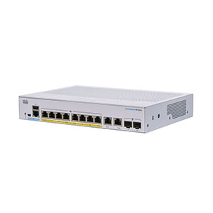 Cisco CBS350-8P-E-2G-EU 8-Port GE PoE+ Gigabit Managed Switch