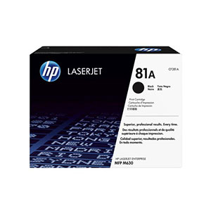 Toner HP 81A Black Original LaserJet Toner Cartridge (CF281A)