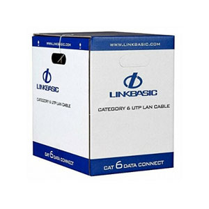 Linkbasic CAT6A U/UTP Solid Cable-70°C, PVC jacket, 23AWG/0.580mm, 305m Blue (RAL 5015) CLA04-UC6-LSZH-305-5015