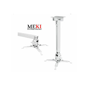 MEKI 0.65m Universal Celling Mount for Projector (White)