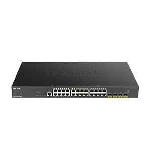 D-Link DGS-1250-28XMP 28-Port 10-Gigabit Smart Managed PoE Switch