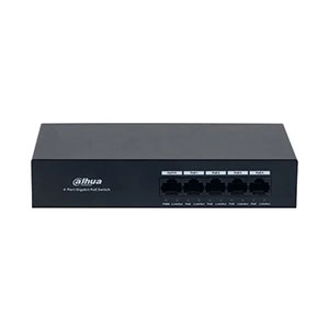 Dahua DH-PFS3005-4GT-36 5-Port Economical Gigabit Switch with 4-Port PoE