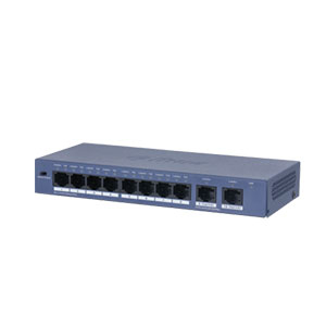 Dahua DH-S3010-8ET2GT-90 10-Port Unmanaged Desktop Switch with 8-Port PoE