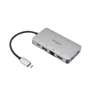 Targus USB-C 4K HDMI/VGA Docking Station with 100W Power Delivery USB-C, Alt-Mode (DOCK419AP-55)