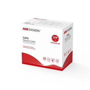 HikVision 305M CAT6 outdoor U/UTP Network Cable Black Color (DS-1LN6OUTPE)