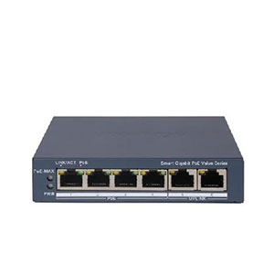 Hikvision DS-3E1506P-EI/M 4-Port Gigabit Smart POE Switch