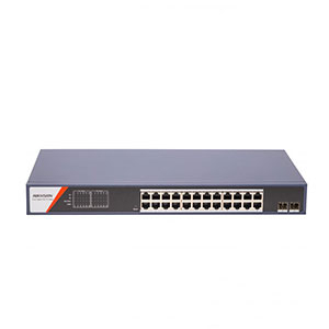 Hikvision DS-3E1526P-SI-24P2F 24-Port Gigabit Smart POE Switch