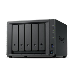Synology DiskStation DS1525+ 5Bays NAS (Up to 15Bays), RAM 8GB (Up to 32GB), Built-in M.2 Drive 2Slots