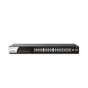 Draytek Vigorswitch G1282 28-Port Gigabit Managed Switch