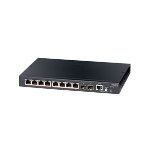 Edgecore ECS2100-10PE 8-Port L2-Managed Gigabit, 2Port SFP ports with 4 port PoE