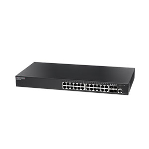 Edgecore ECS2100-28T 24Ports L2-Managed Gigabit Switch, 4Port SFP ports