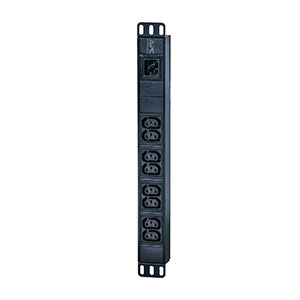 APC Easy PDU, Basic, 1U, 1 Phase, 3.7kW, 230V, 16A, 8 x C13 outlets, IEC60320 C20 (EPDU1016B)