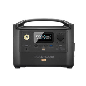 EcoFlow RIVER Pro-INT Version with Universal Socket Portable Power Station (600W 720Wh) 3yars