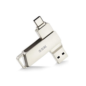 SSK FDU050 256GB USB-A to USB-C Flash Drive