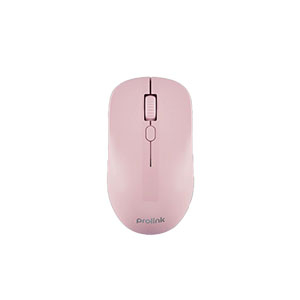 PROLINK GM-2003 Pink Wireless Mouse 4-Button, 1600DPI Standard size