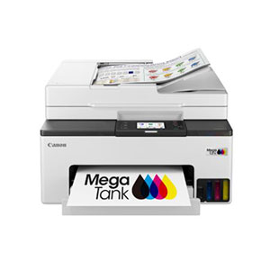 Canon MAXIFY GX2070 4-in-1 Wireless Printer (Print, Scan, Copy, Fax) A4, Wireless, up to 15 / 10ipm Ink-GI-75 -(1yr)