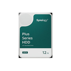 Synology 12TB 3.5” 7200rpm, 6Gb/s 281MB/s MSDTS,SATA HDD Plus Series (HAT3310-12T)