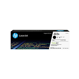 HP 222A Black Original LaserJet Toner Cartridge (W2220A) 1,300 pages