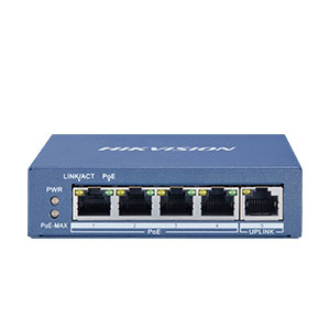 HikVision DS-3E0505P-E/M  4-Port Gigabit Unmanaged POE Switch