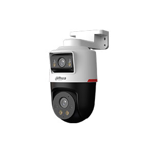 Dahua IPC-PTS2249B-E2-S-PV-PRO 2+2MP WizColor Active Deterrance Dual-lens Fixed-focal Pan & Tilt WizSense Network Camera
