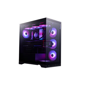 XPG Case INVADER X BTF Black/White (Include 5 ARGB Fan)