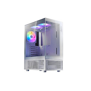 XPG Case INVADER X MINI Black/White (Include 5 ARGB Fan)