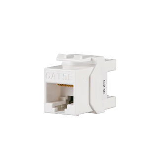Linkbasic Cat5E UTP Key Jack 180 Degree (JKA09-UC5E)