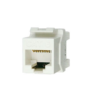 Linkbasic Cat6 UTP Key Jack 180 Degree (JKA09-UC6)