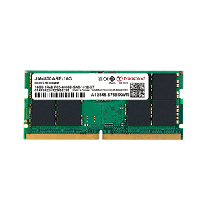 Ram Transcend 16GB JM DDR5 4800 SO-DIMM 1Rx8 2Gx8 CL40 1.1V (JM4800ASE-16G)