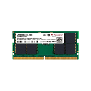 Ram 32GB JM DDR5 4800 SO-DIMM 1Rx8 2Gx8 CL40 1.1V Transcend (JM4800ASE-32G) (for Laptop)