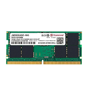 Ram 16GB JM DDR5 5600Mhz SO-DIMM Transcend (JM5600ASE-16G) 1Rx8 2Gx8 CL46 1.1V (laptop)