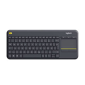 Logitech K400 Plus Wireless Touch Keyboard Black (920-007165)