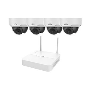 Uniview KIT-WD4CH IP WiFi Dome Camera Kit