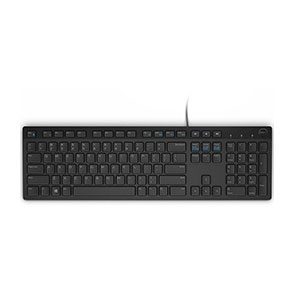 Keyboard English Dell Multimedia KB216 USB - Black (1yr)