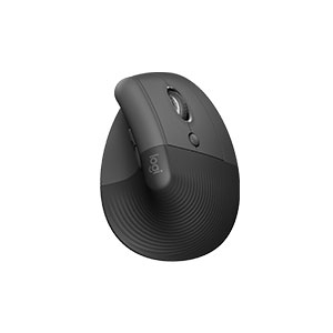 Logitech Lift Vertical Ergonomic Wireless Mouse - GRAPHITE / BLACK (910-006479)
