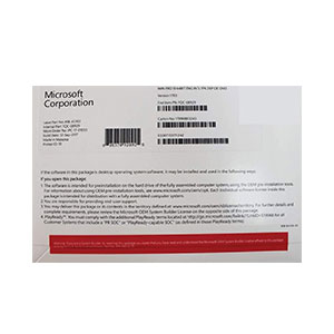 Licensed Windows 10 Pro x64 Eng Intl 1pk DSP OEI DVD (FQC-08929)