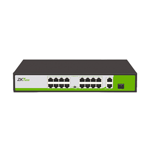 ZKTeco PE162-200-C 16-Ports 10/100Mbps PoE Switch