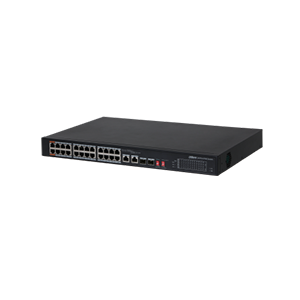 Dahua PFS3226-24ET-240 26-Port Fast Ethernet Switch with 24-Port PoE (240W)
