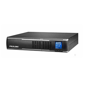 UPS PROLINK 1KVA PRO801ERS, Online Rack mount, LCD, 8xIEC, USB, RS232 port, PF0.9 (battery 9AHx2) 2Y