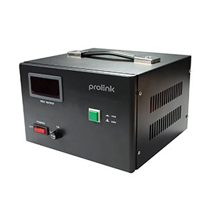 Auto Voltage PROLINK 1 phase 10KVA PVS10001AD servo Regulator/ Digital Display/ Low Frequency (1Yr)