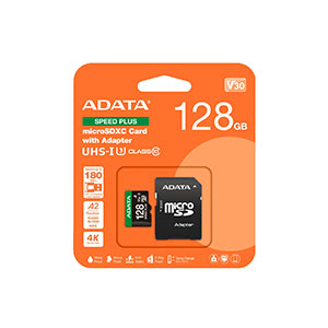 ADATA MicroSD 128GB Memory Card (AUSDX128GUI3V30SA2-RA1)