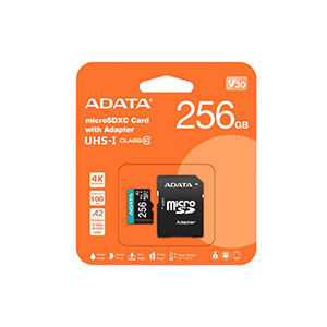ADATA MicroSD 256GB Memory Card (AUSDX256GUI3V30SA2-RA1)