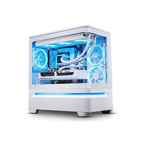 Asus Prime AP202 ARGB WHITE mATX Case with Curved Glass Panel