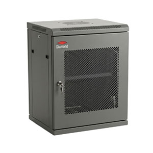 Diamond Rack 15U Net 600Wx450Dx780H Wall mount (Net Door)